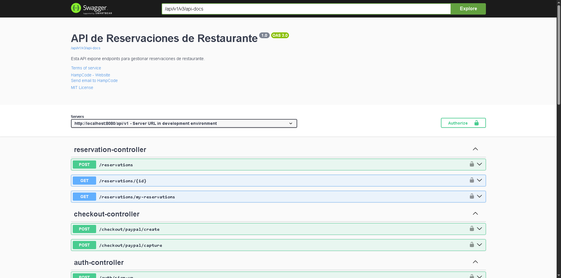 restaurant-apis